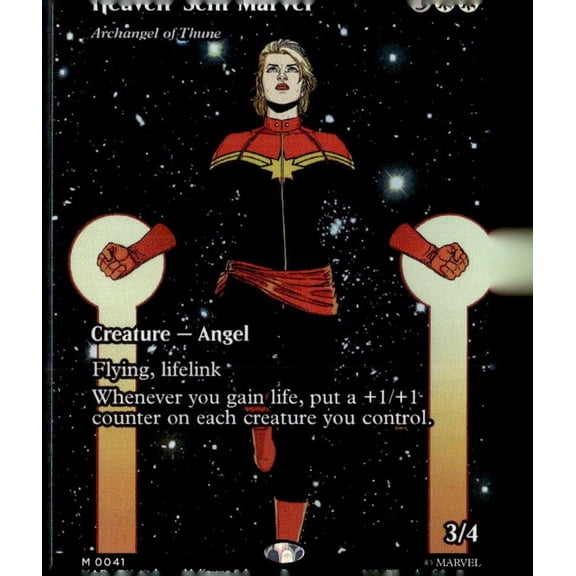 2024 Magic The Gathering Secret Lair x Marvel Heaven Sent Archangel of Thune