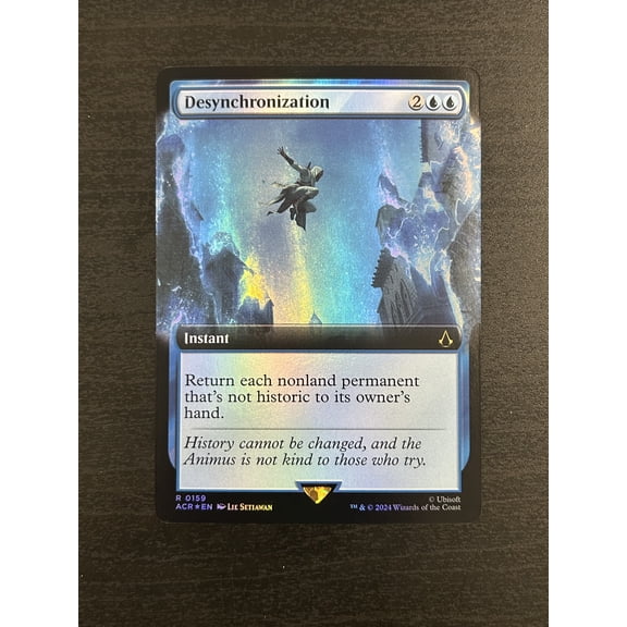 2024 Magic: The Gathering Universes Beyond: Assassin's Creed Desynchronization Foil Extended Art Rare