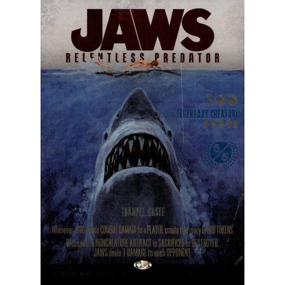2024 Magic The Gathering Universes Beyond Jaws Jaws Legendary Creature Haste Trample Shark