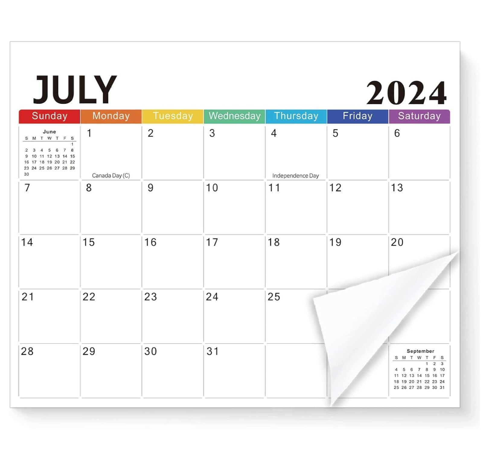 2025 Calendar for Fridge Calendar 202425 From Jul. 2025 Dec