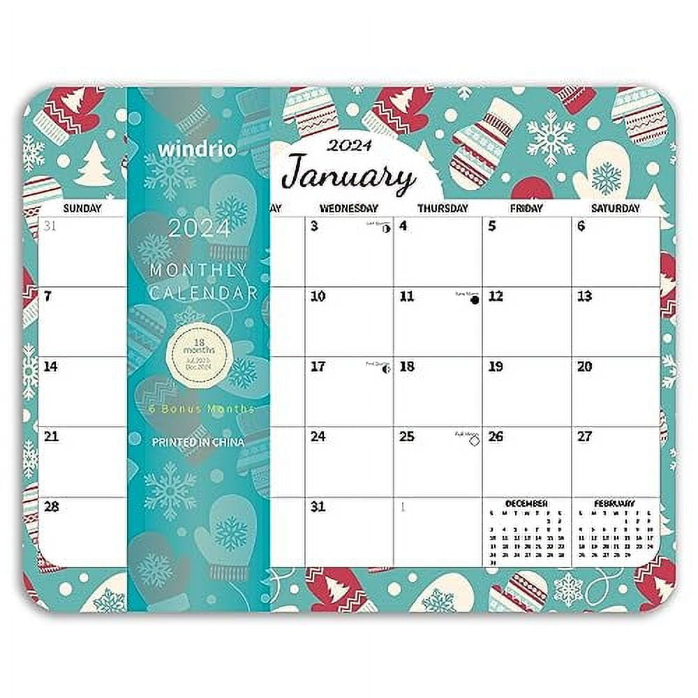 2024 Calendar for Refrigerator Planner Jul. 2023 Dec. 2024