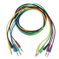 2024 Test Leads Kit Soft Flexible 5 Colour 4mm Banana Plug
