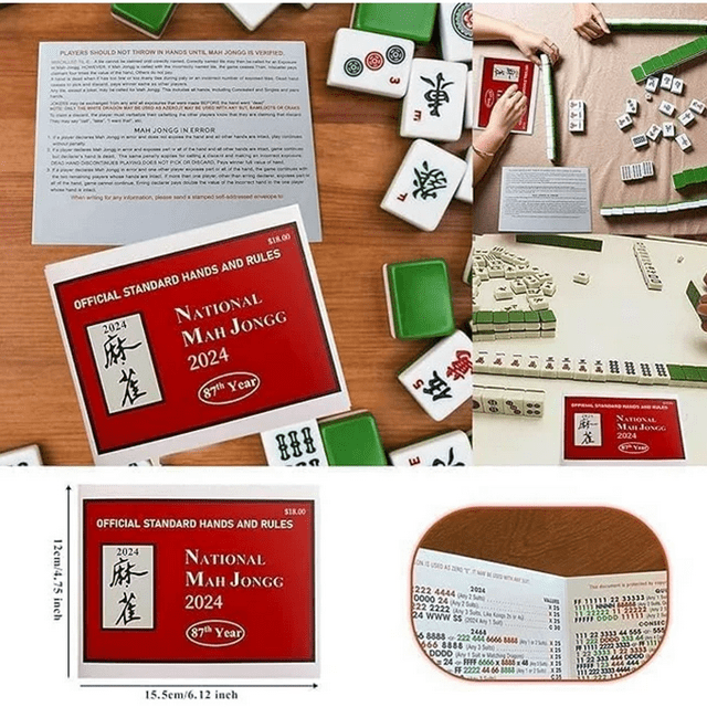2024 Mahjong Card Official, Mah Jongg Cards 2024 Large Print, Mahjong ...