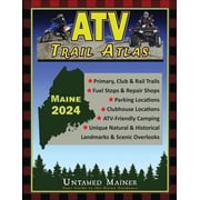 2024 Maine ATV Trail Map Atlas, Paperback