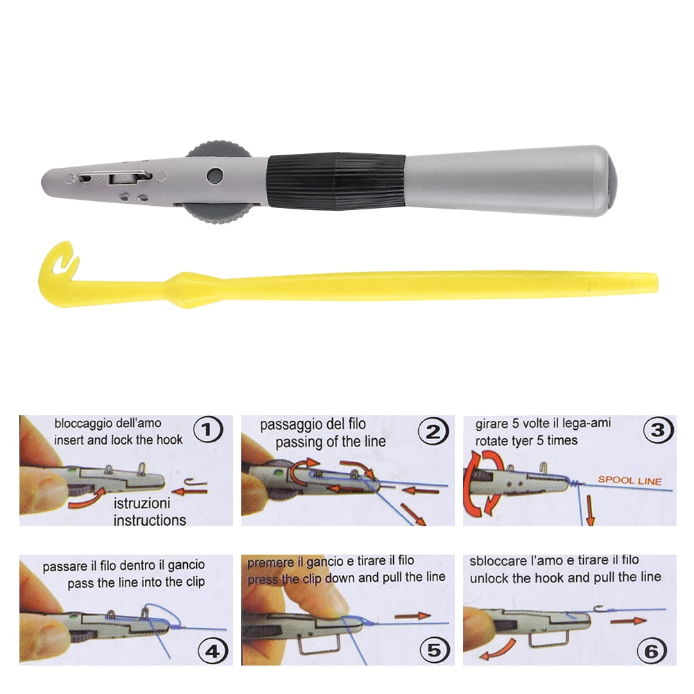 automatic fishing hook tyer instructions Quick Knot Tool, Loop Tyer, Remover, Hair Rig Tying Tool and Zing  samsfxfishing Matchman Hook Tying Tool How
