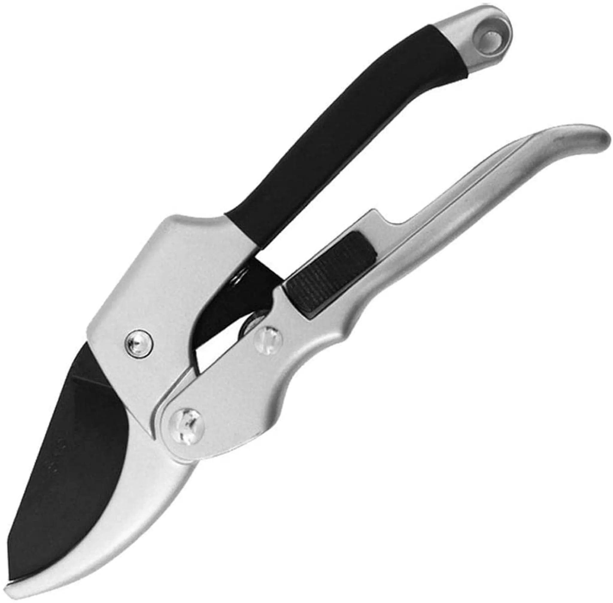 2024 Manual ratcheting lopper with heavy duty SK5 steel blade, with comfortable handles for