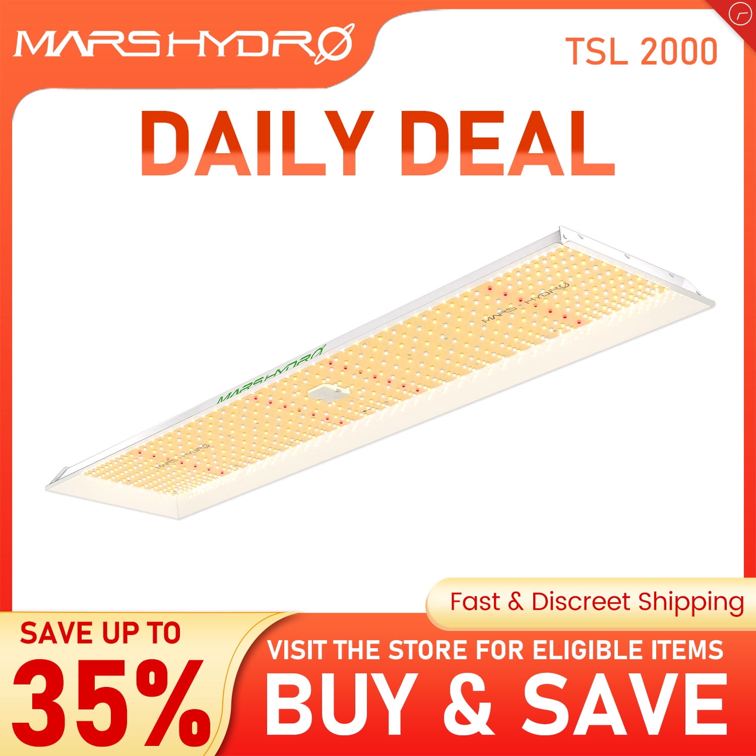 420 Mega Sale | TSL 2000 300W植物育成LEDライ-60x120cm