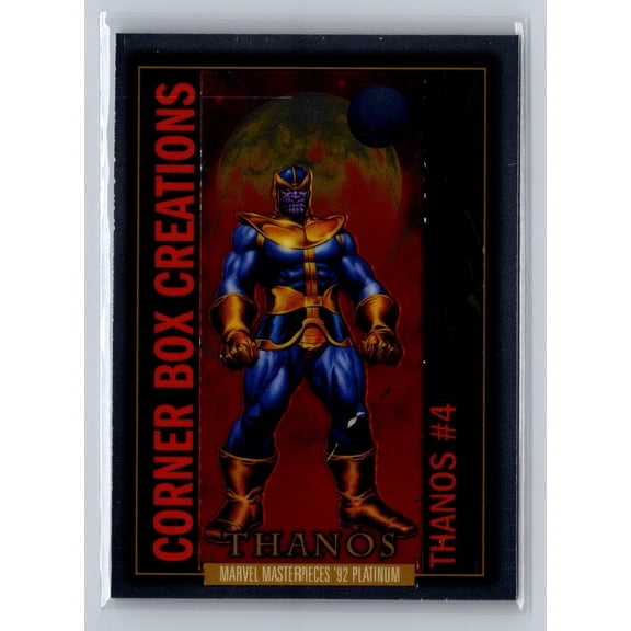 2024 Marvel Masterpieces '92 Platinum Thanos #CB-11