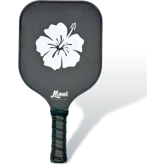 2024 Maui Pickleball Co. USAPA Approved Carbon Fiber Textured Pickleball Paddle | High Performance Pickleball Paddle Racket Pickle Ball Paddle for Men Women Beginner Intermediate Cute Retro Style
