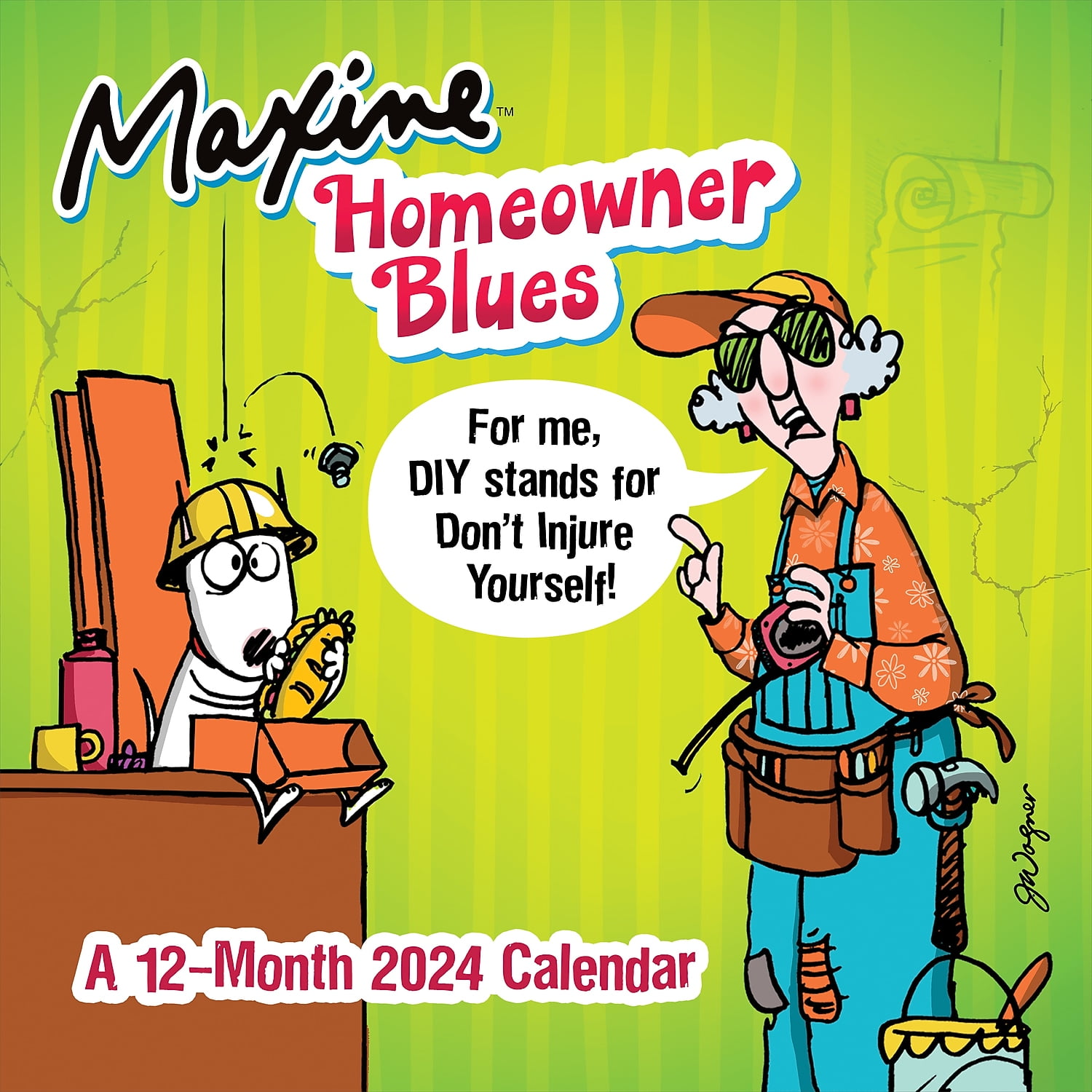 2024 Maxine Wall Calendar Multi