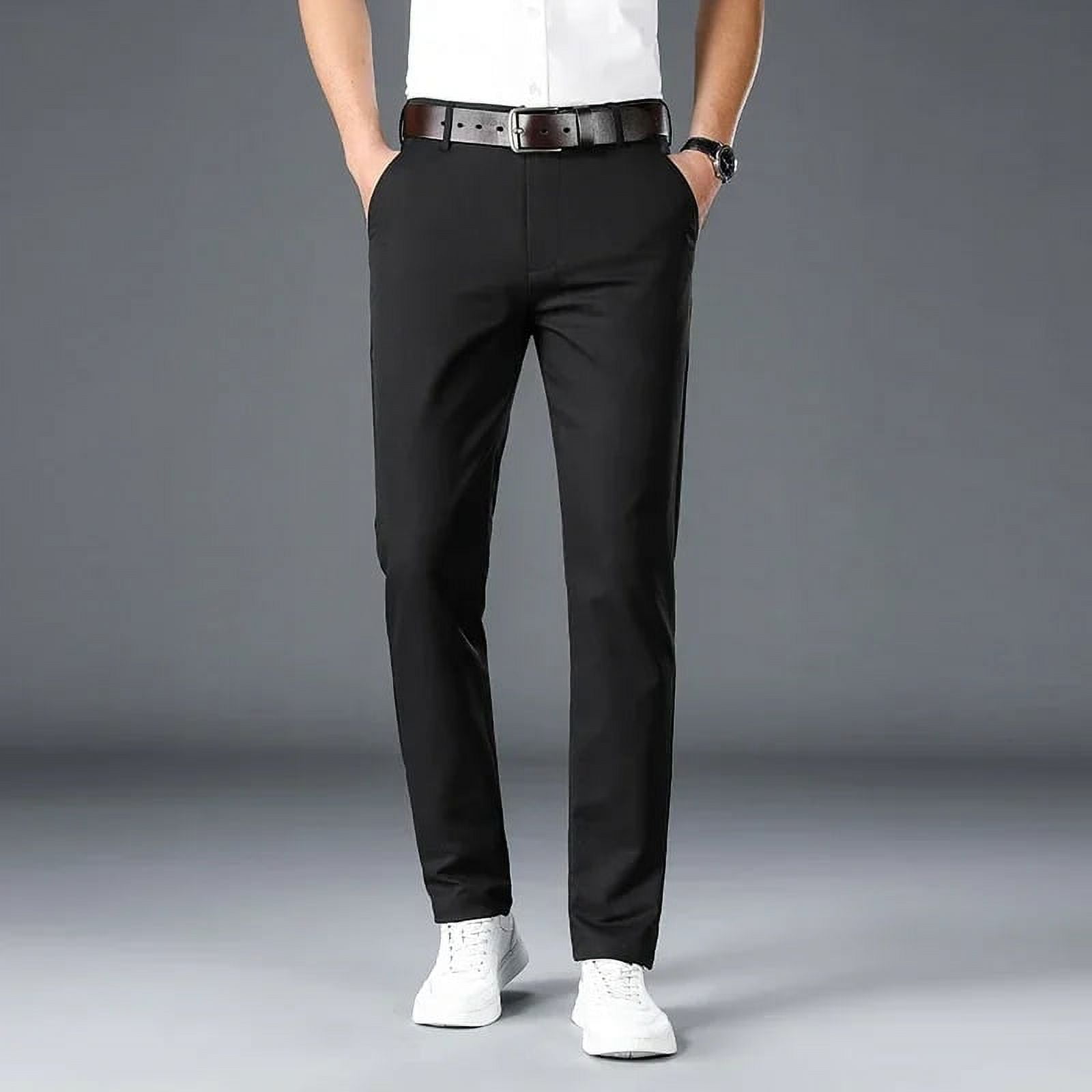 Men's business casual trousers hot sale