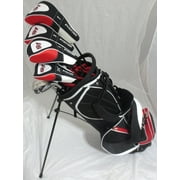 2024 Mens Complete Golf Set Custom Made Clubs for Tall Men 60"- 66" Tall Right Handed Driver, 2 Fairway Woods, Hybrid, Irons, Sand Wedge, Putter Stiff Flex