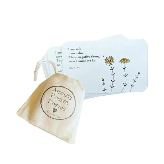 2024 Mental Health Gifts Anxiety Affirmations Card Pack Anxiety Pocket Anxiety Support Mental Health Gifts Positive Quotes Anxiety Mental