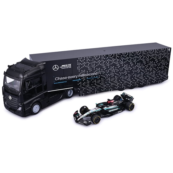 2024 Mercedes F1 Semi Truck w/W15 - Russell #63 1:43 Scale