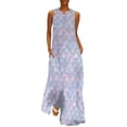 thumbnail image 1 of 2024 Mermaid Dress Summer Star Octopus Fish Marine Life Street Style Casual Long Dresses Lady Elegant Maxi Dress Gift, 1 of 1