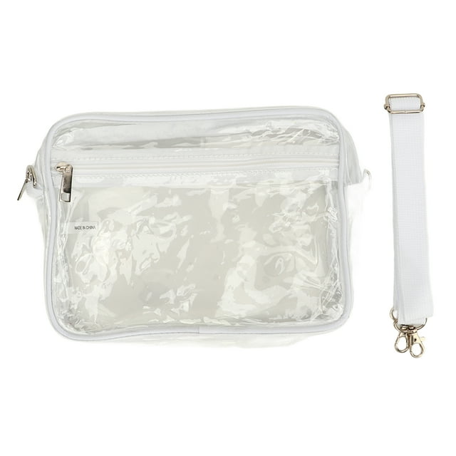 2024 Messenger Bag Clear Shoulder Pouch PVC Waterproof Zipper