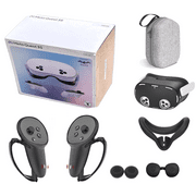 2024 Meta Oculus Quest 3S 128GB All-In-One VR Headset with Touch Controllers, Case, and Marxsol Essential Accessories