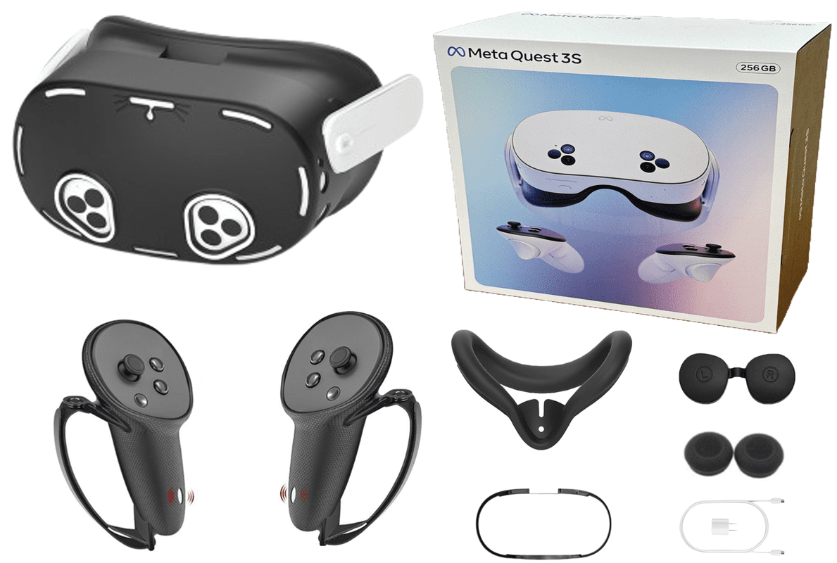 Oculus Quest 3S VR Headset, 128GB, 1832x1920 Display, 120Hz