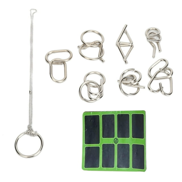 2024 Metal Wire Puzzles Educational Intellectual Disentanglement Hand Brain