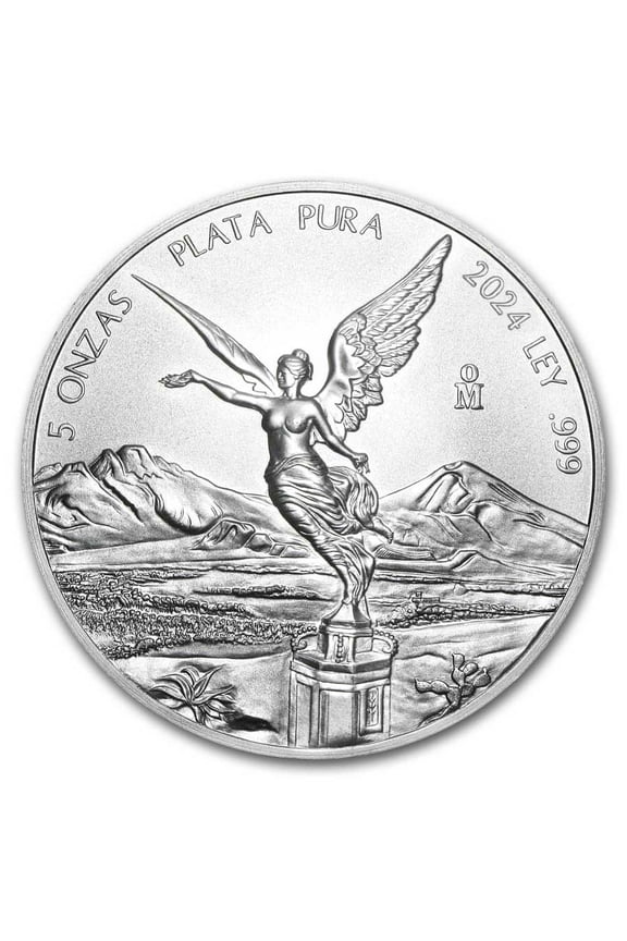 2024 Mexico 5 oz Silver Libertad BU