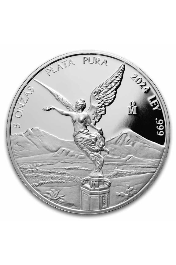2024 Mexico 5 oz Silver Libertad Proof (In Capsule)