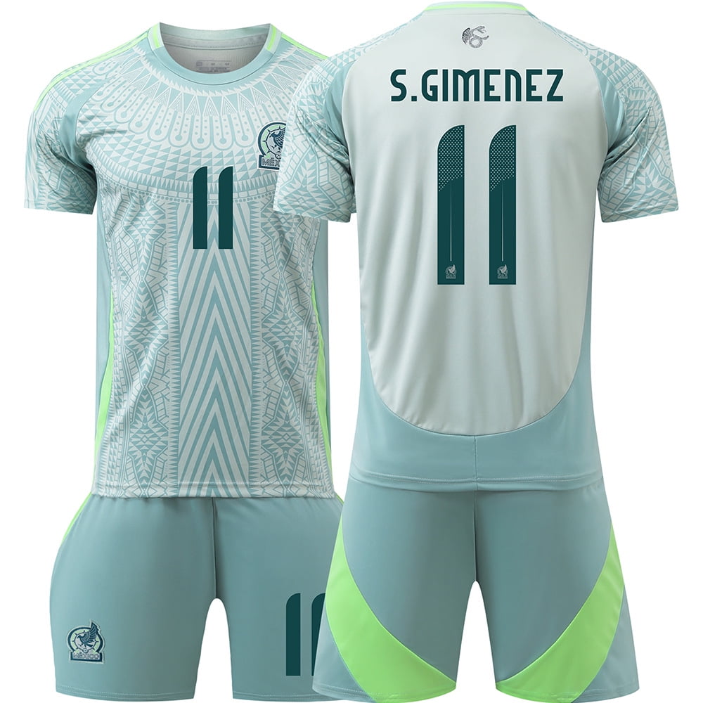 2024 Mexico Copa América Football Kit Set 11 Kids Adults Football