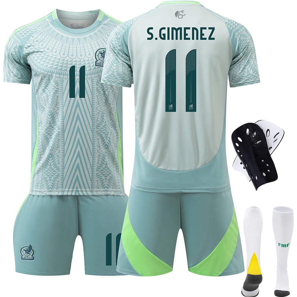 2024 Mexico Copa América Football Kit Set 11 Kids Adults Football