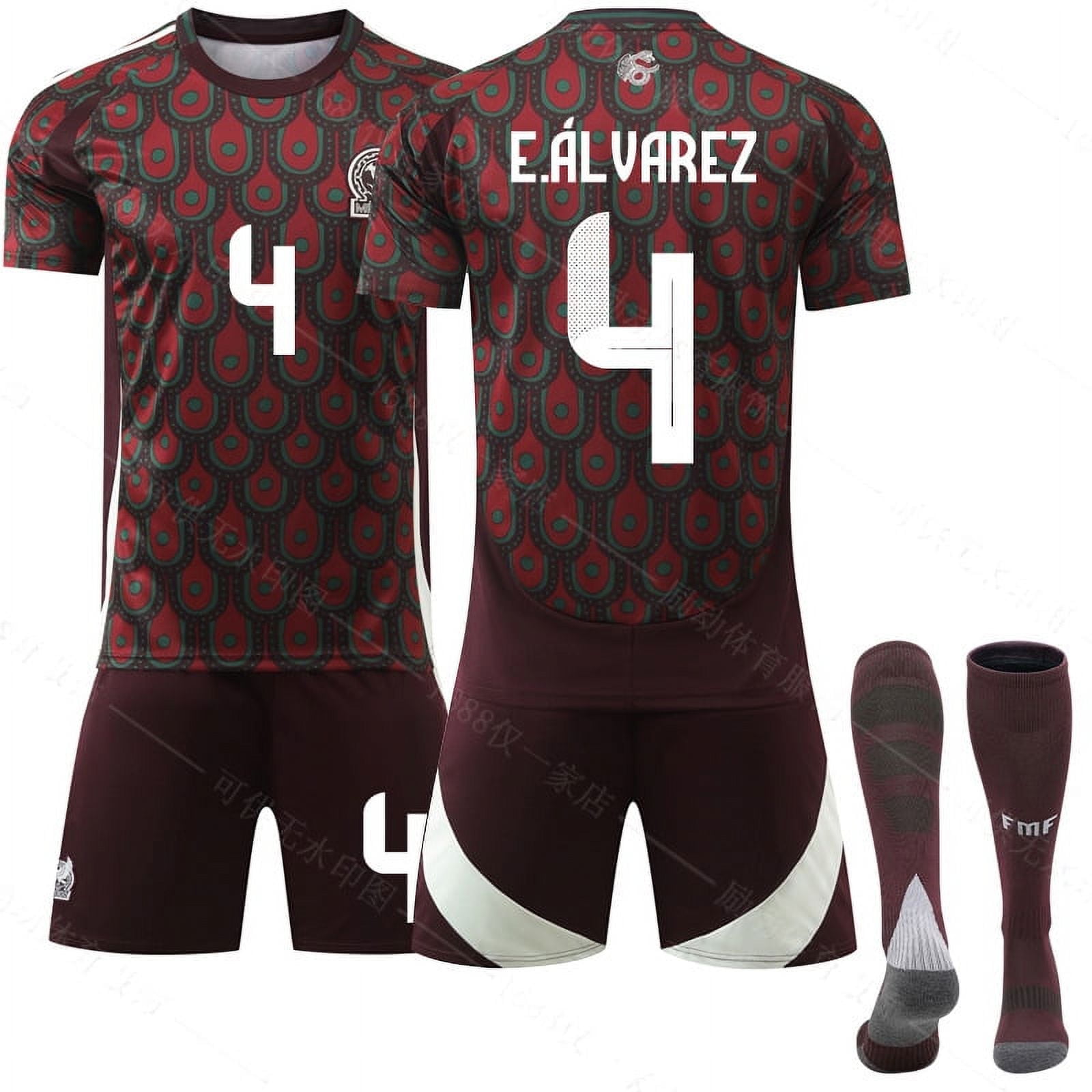 2024 Mexico Copa América Football Kit Set 4 Kids Adults Football