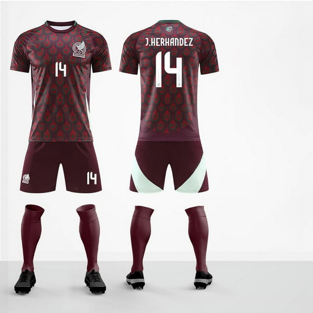 2024 Mexico National Team Home And Away Football Jersey Set For Men's