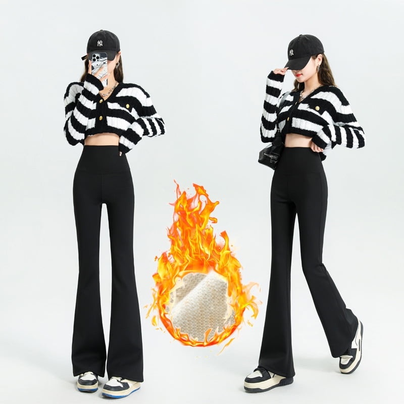 2024 Micro Work Pants Women‘s Spring and Summer Leggings Black Outer