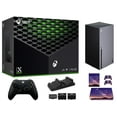 thumbnail image 1 of 2024 Microsoft Xbox Series X 1TB SSD Console + 1 Wireless Controller, 16GB RAM, 8X Cores Zen 2 CPU Gaming, 4K UHD Blu-Ray, 8K HDR, WiFi + Controller Charging Dock + Console&Controller Skins, 1 of 10