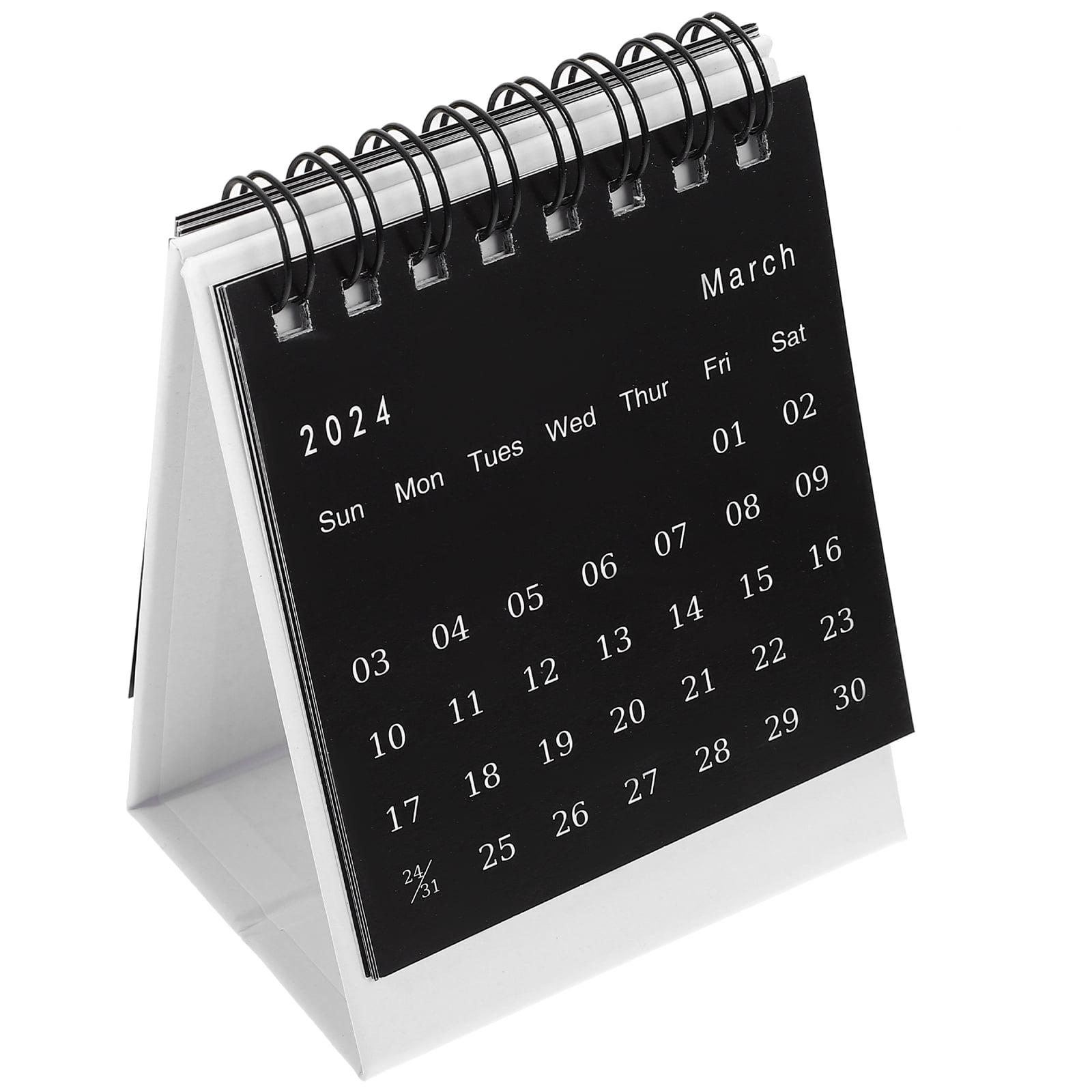2024 Mini Desk Calendar Standing 20232024 Small Flip for Table Desktop Calendars Office