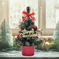 THENEWS 2024 Miniature Tabletop Christmas Tree Mini Christmas Tree