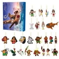 2024 Moana 2 Pendants Advent Calendar, Moana 2 Xmas Tree Decors