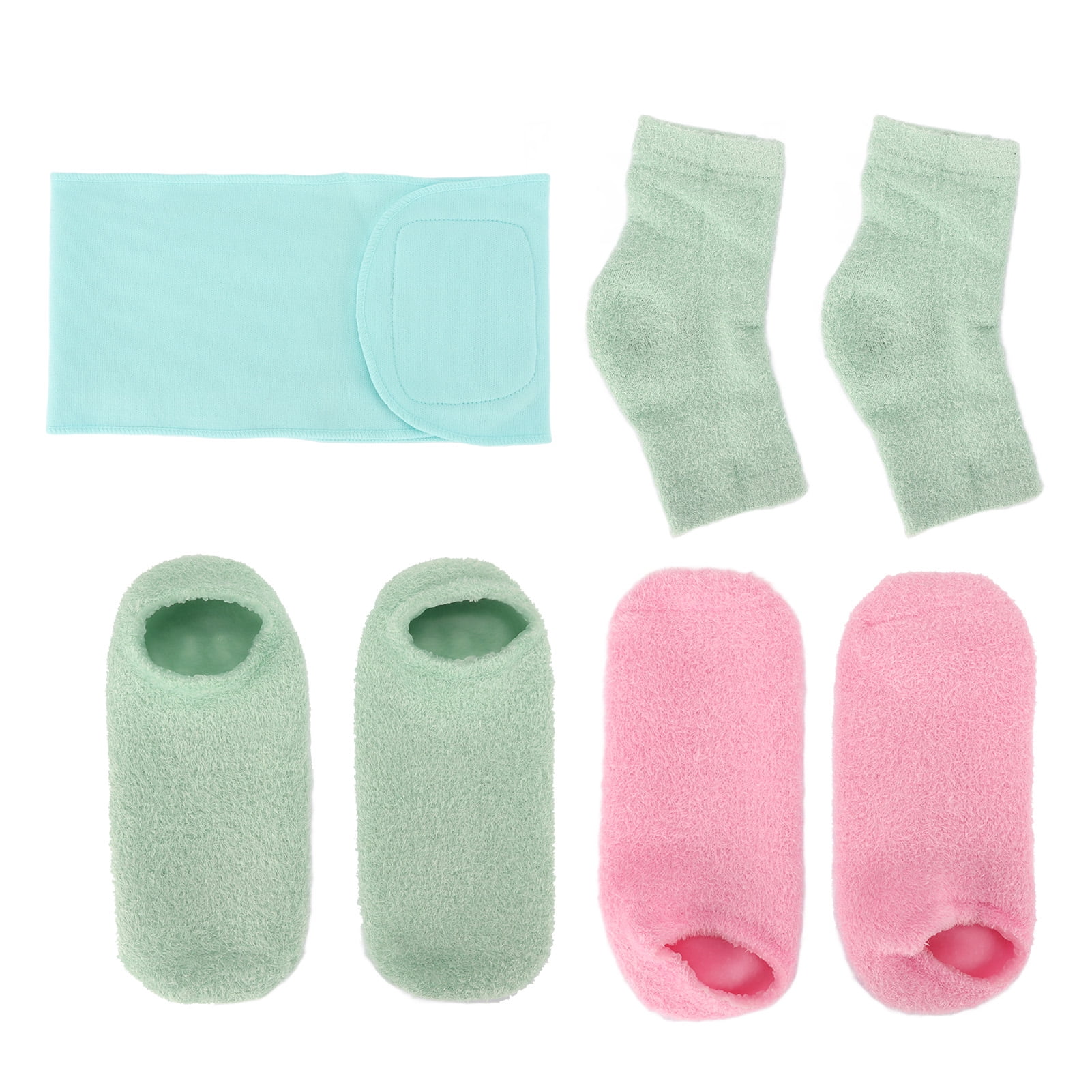 2024 Moisturizing Gel Socks and Neck Wrap Heal Dry Skin Cracked Heels