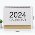 thumbnail image 1 of 2024 Monthly Desk Calendar Countdown - Perfect for School, Office & Family, Efficient Planning with Blank Writing Board, Inspirational Quotes & Beautiful Designs, Quality Ink-Resistant Paper White, 1 of 6