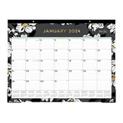 2024 Monthly Desk Pad Calendar, 22x17, Blue Sky, Baccara Dark