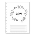 2024 Monthly Planner Calendar Refills fits 11Disc (8.5 x 11 inches