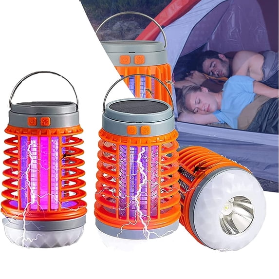 2024 Mosquito Zapper, Buzz Blast Pro, Bug Zapper Outdoor, Solar and USB Charging for Outdoor and Indoor, Windproof and Rainproof
