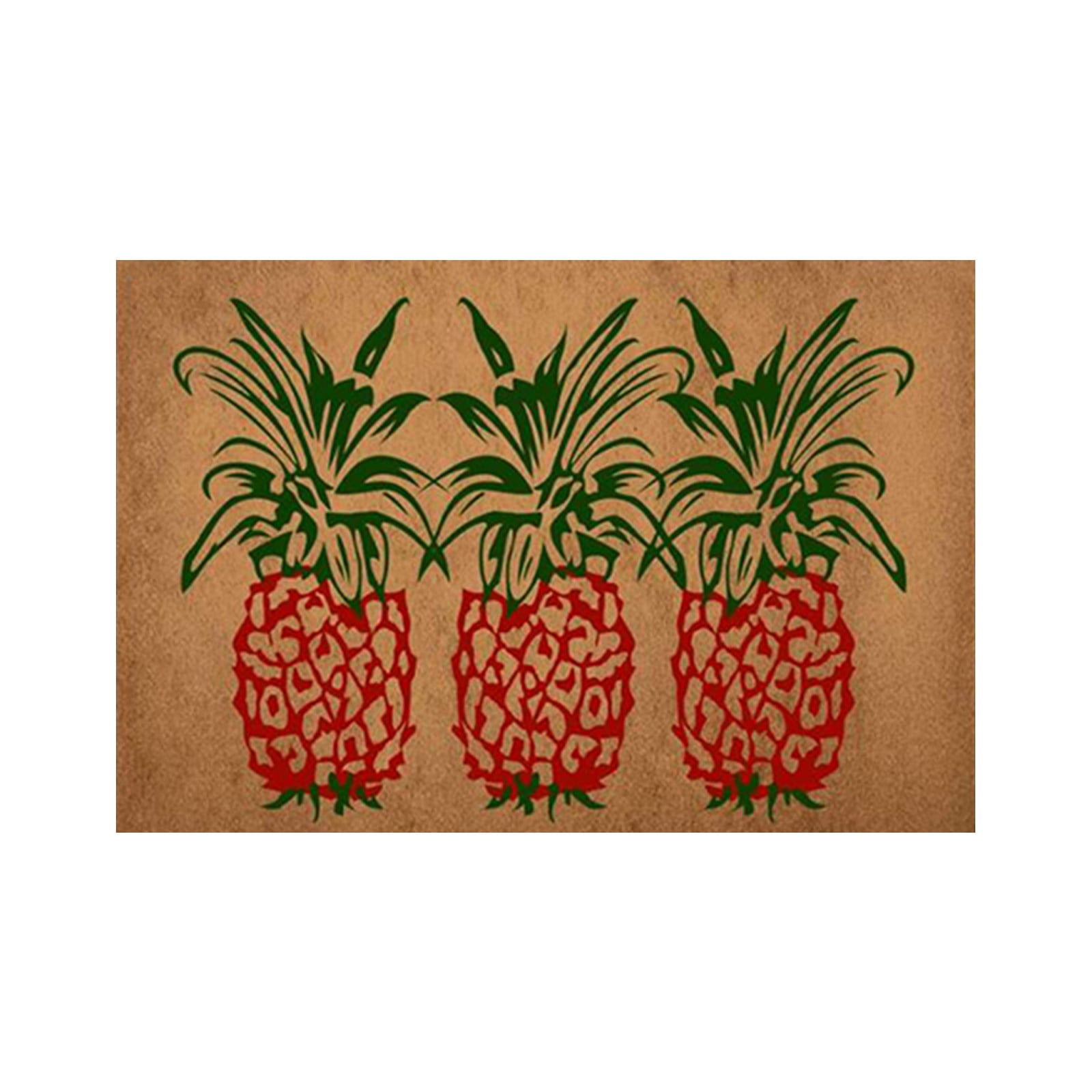 2024 Most Popular Carpet Pineapple Letter Printed Door Mat Door Carpet