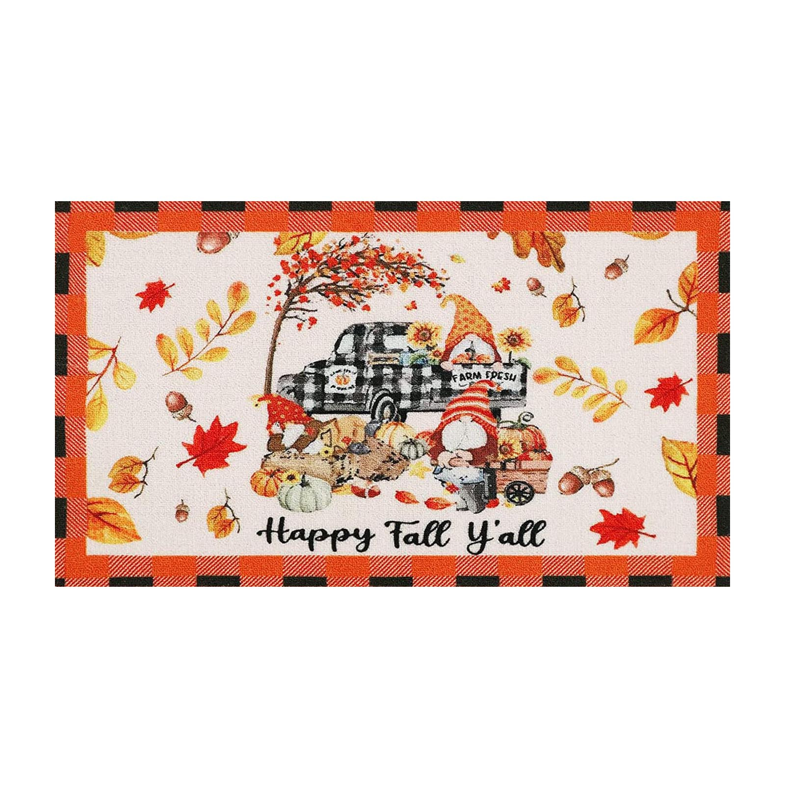 2024 Most Popular Carpet Thanksgiving Fall Decorative Door Mat