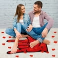2024 Most Popular Carpet Valentine's Day I YOU Gesture Carpet Bathroom