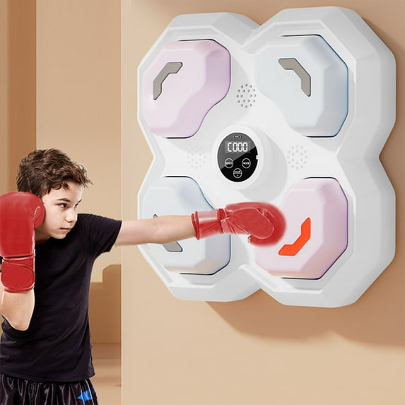 Savings! 2025 Music Boxing Machine, Smart Bluetooth Boxing Trainer, Boxing Machine Wall Mounted, Boxing Wall Mount Machine for Adults Kids, Exercise And Stress Relief Boxing for Home, Office, Gym