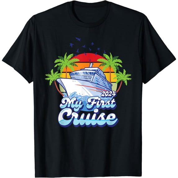 2024 My First Cruise Crew Spring Break Family Vacation Trip T-Shirt