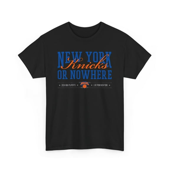 2024 Playoffs New York or Nowhere for Basketball fan Unisex Cotton Tee