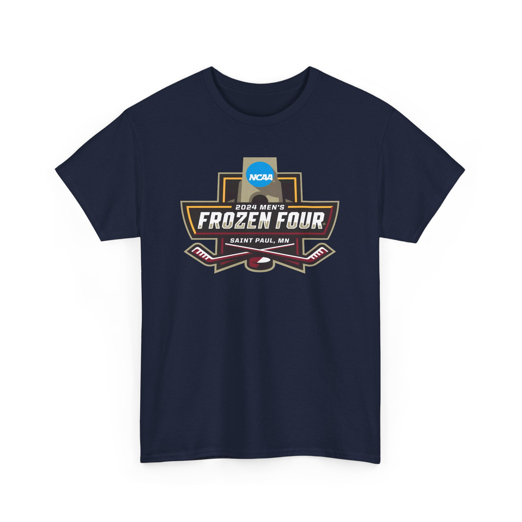 2024 NCAA Men's Ice hockey Frozen four for fans gifts Unisex Cotton Tee