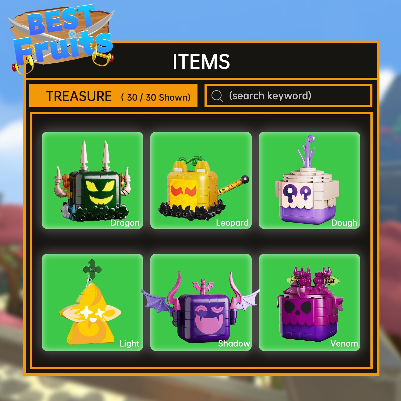 2024 NEW Adventure Game 6-in-1 Blox Fruit Building Djibouti | Ubuy