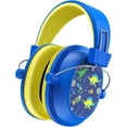 thumbnail image 1 of Chumajor NEW CUSTOM FIT Noise Cancelling Headphones for Kids, 28dB NRR Kids Ear Protection Safety Ear Muffs for Home, School, Kids Hearing Protection Ear Muffs for Autism & Concentration Aid, Blue, 1 of 8
