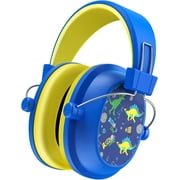 Chumajor NEW CUSTOM FIT Noise Cancelling Headphones for Kids, 28dB NRR Kids Ear Protection Safety Ear Muffs for Home, School, Kids Hearing Protection Ear Muffs for Autism & Concentration Aid, Blue