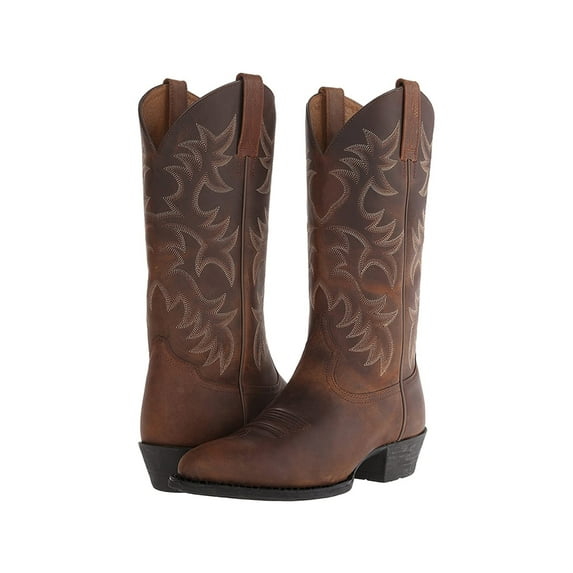 2024 NEW Cowboy Boots for Men Comfortable Calf Boot Embroidered Cowboy Shoes